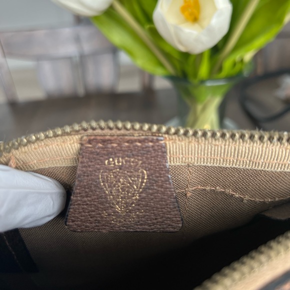 🔥Gucci Supreme Sherry Line Web Monogram Boston Bag w/ COA - Picture 5 of 13